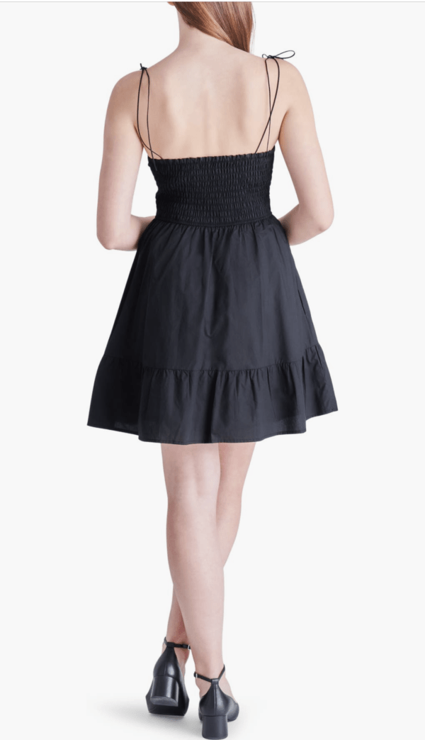 Steve Madden - Sally Smocked Cotton Poplin Minidress - Image 3